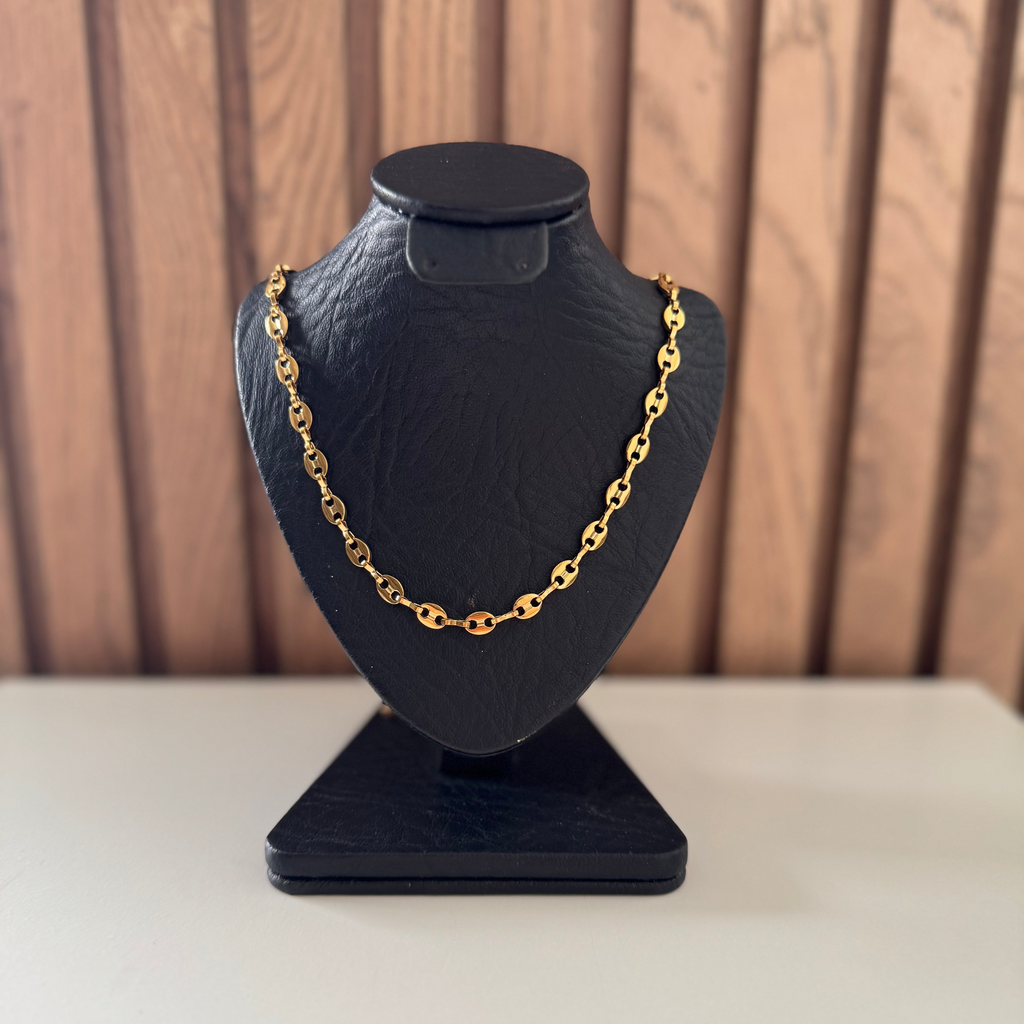 CADENA TEJIDO GUCCI ORO LAMINADO 18K