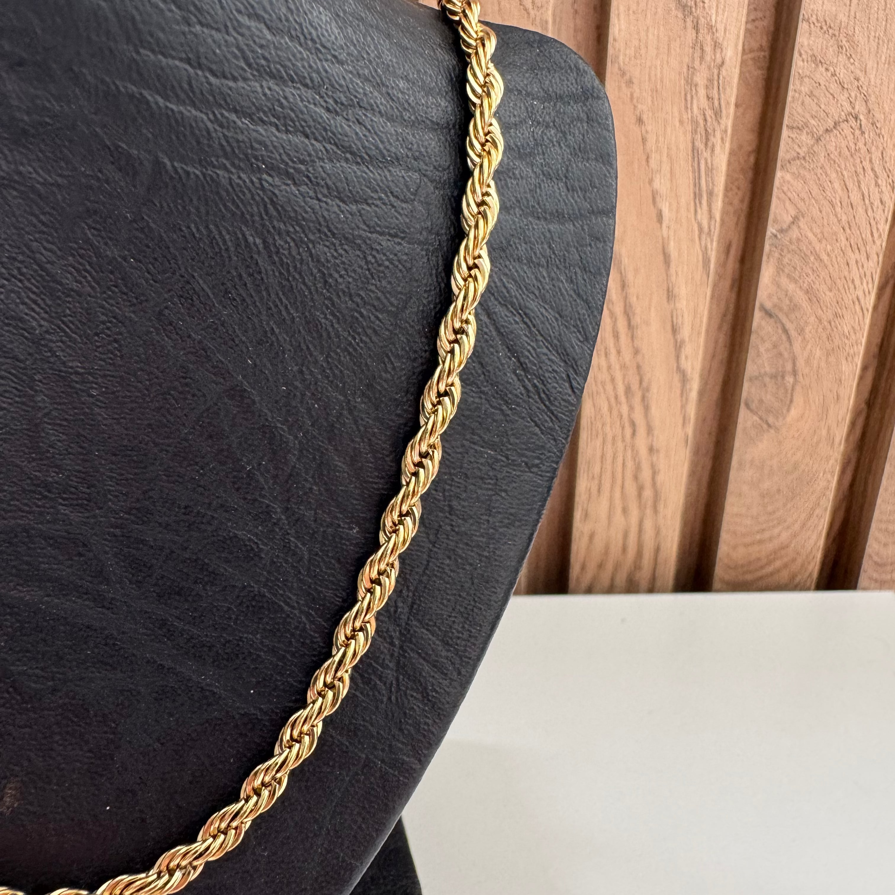 CADENA LAZO ORO LAMINADO 18K