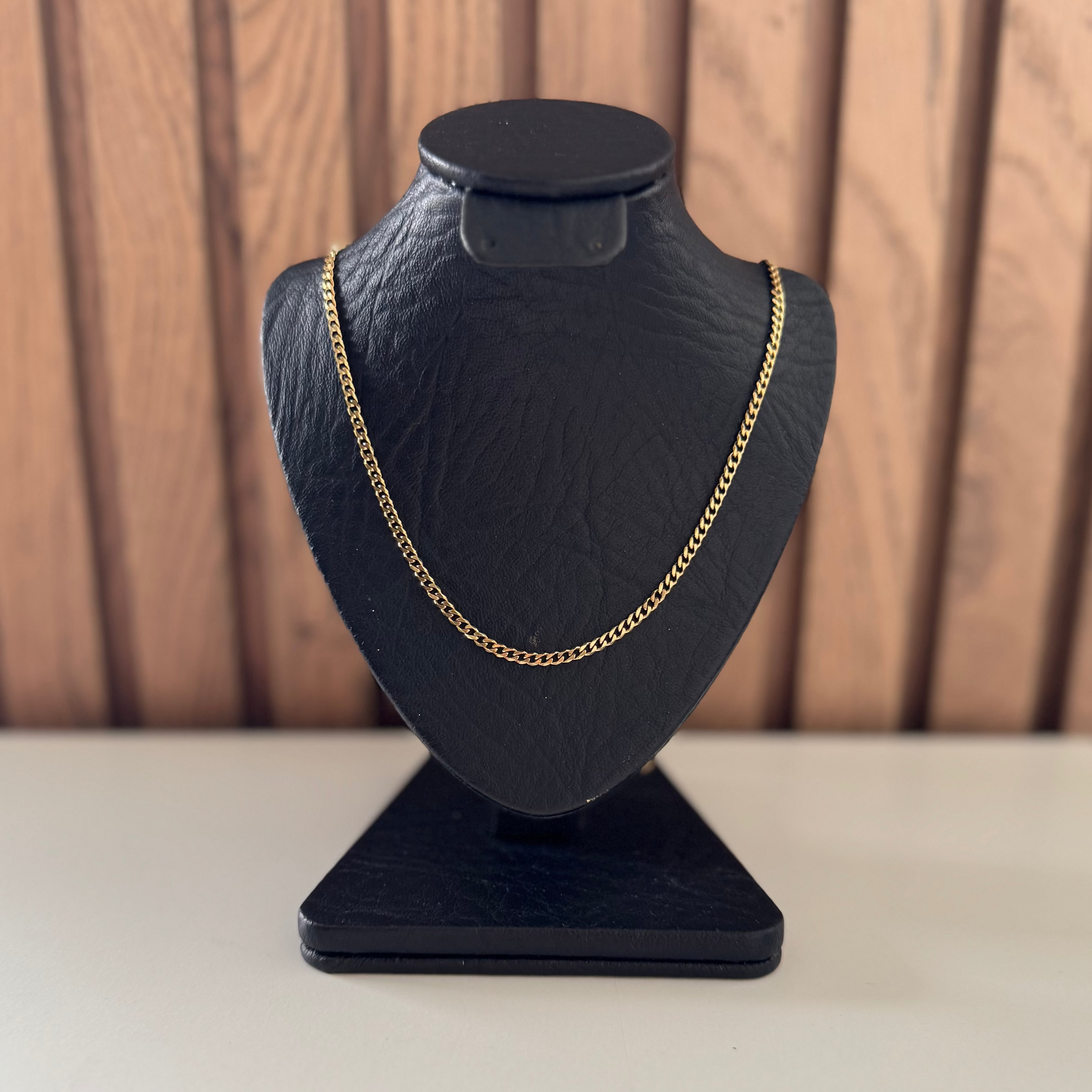 CADENA CUBANA ORO LAMINADO 18K