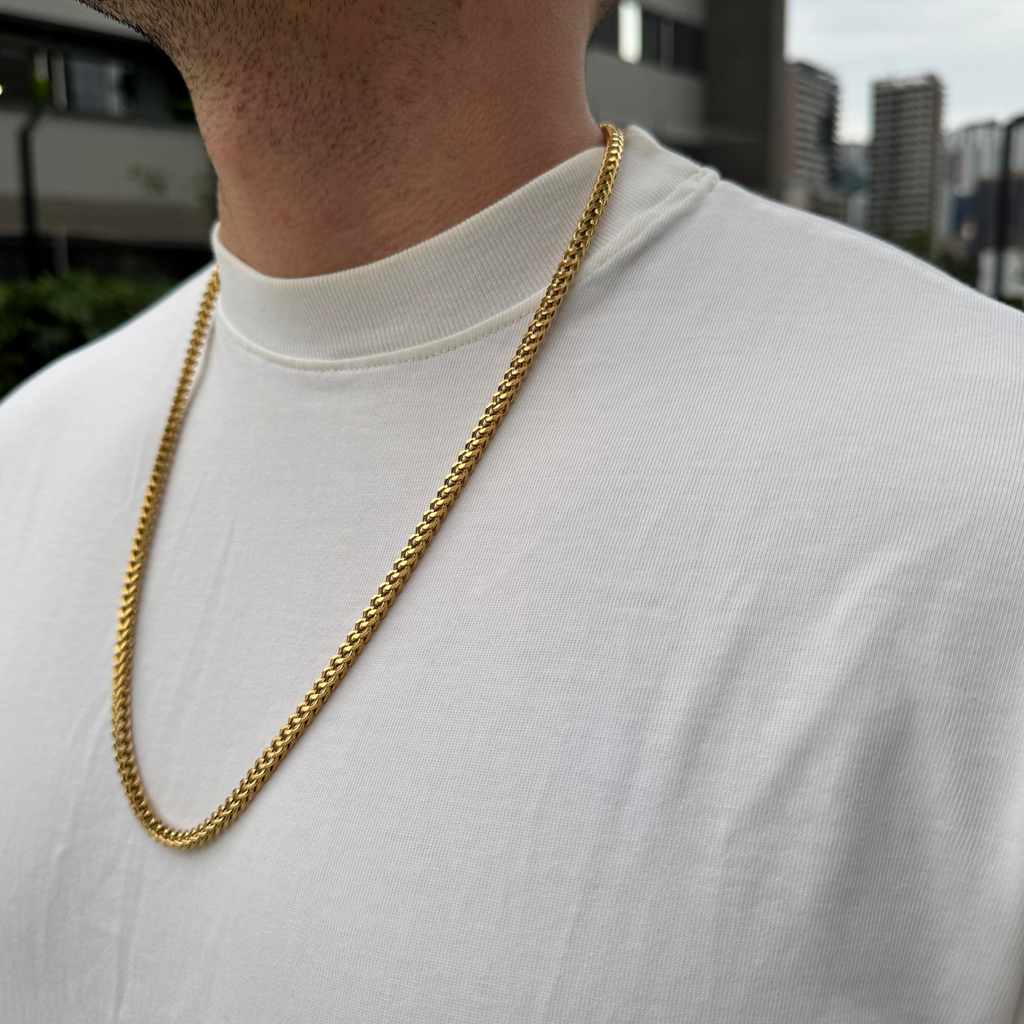 CADENA FRANCO ORO LAMINADO 18K