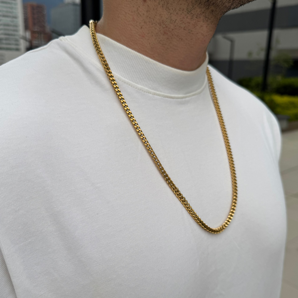 CADENA FRANCO ORO LAMINADO 18K
