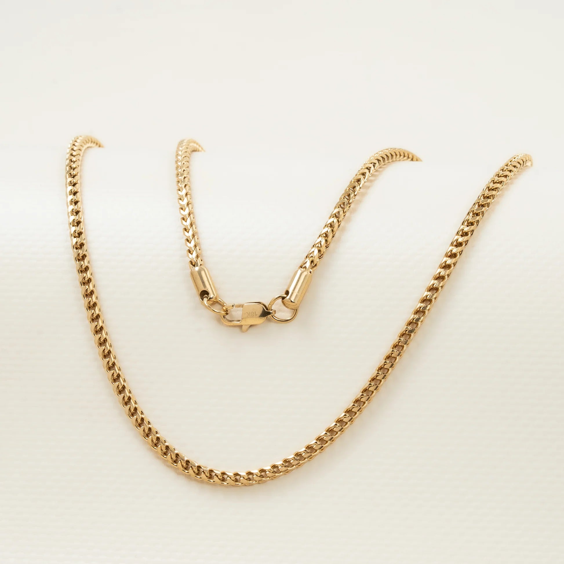 CADENA FRANCO ORO LAMINADO 18K