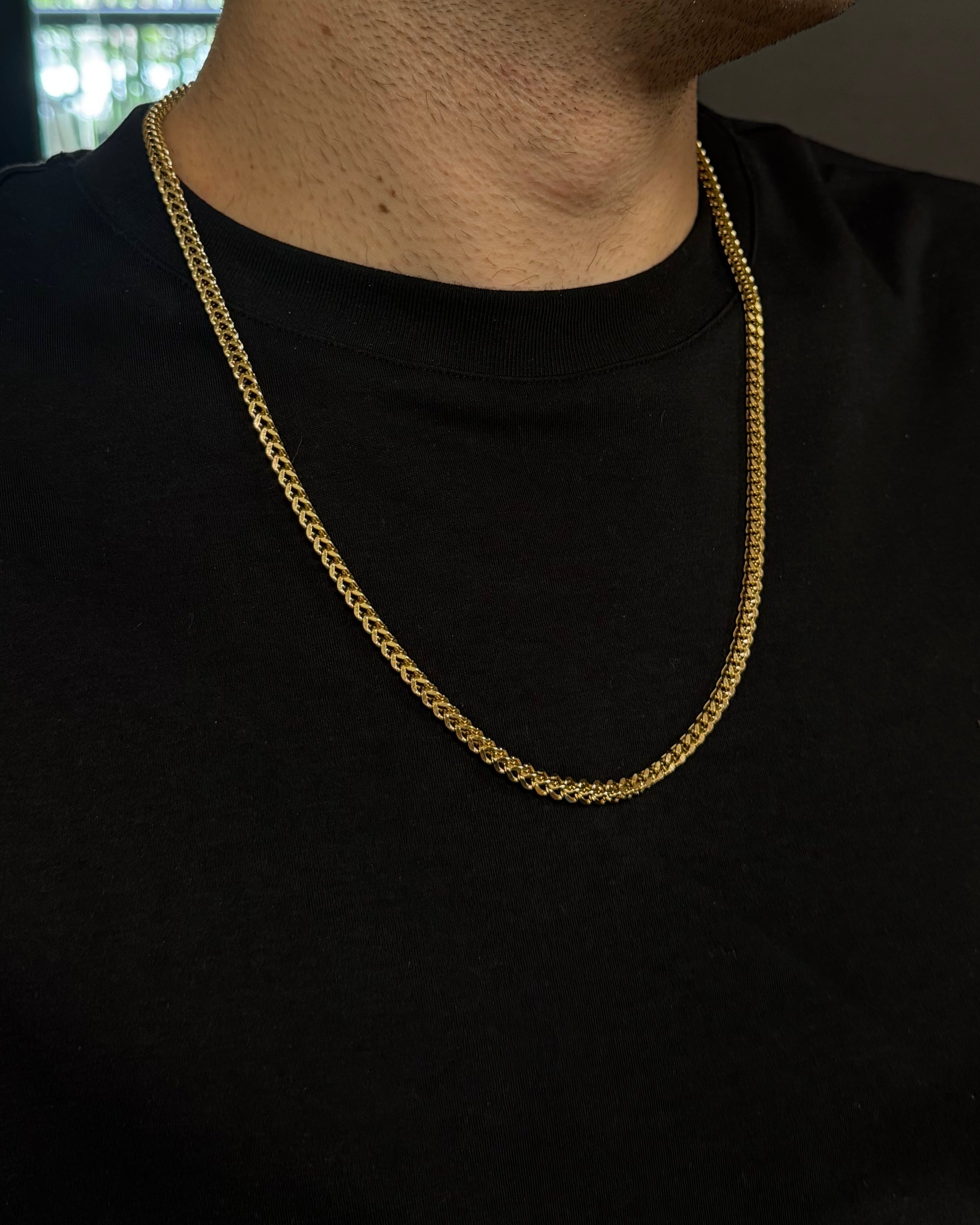 CADENA FRANCO ORO LAMINADO 18K