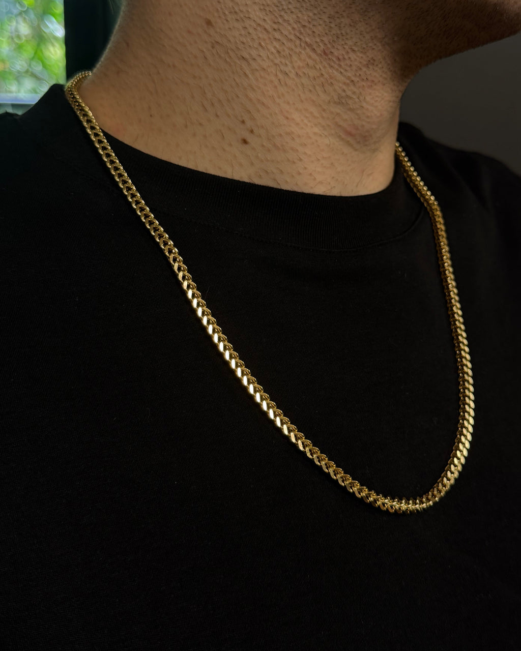 CADENA FRANCO ORO LAMINADO 18K