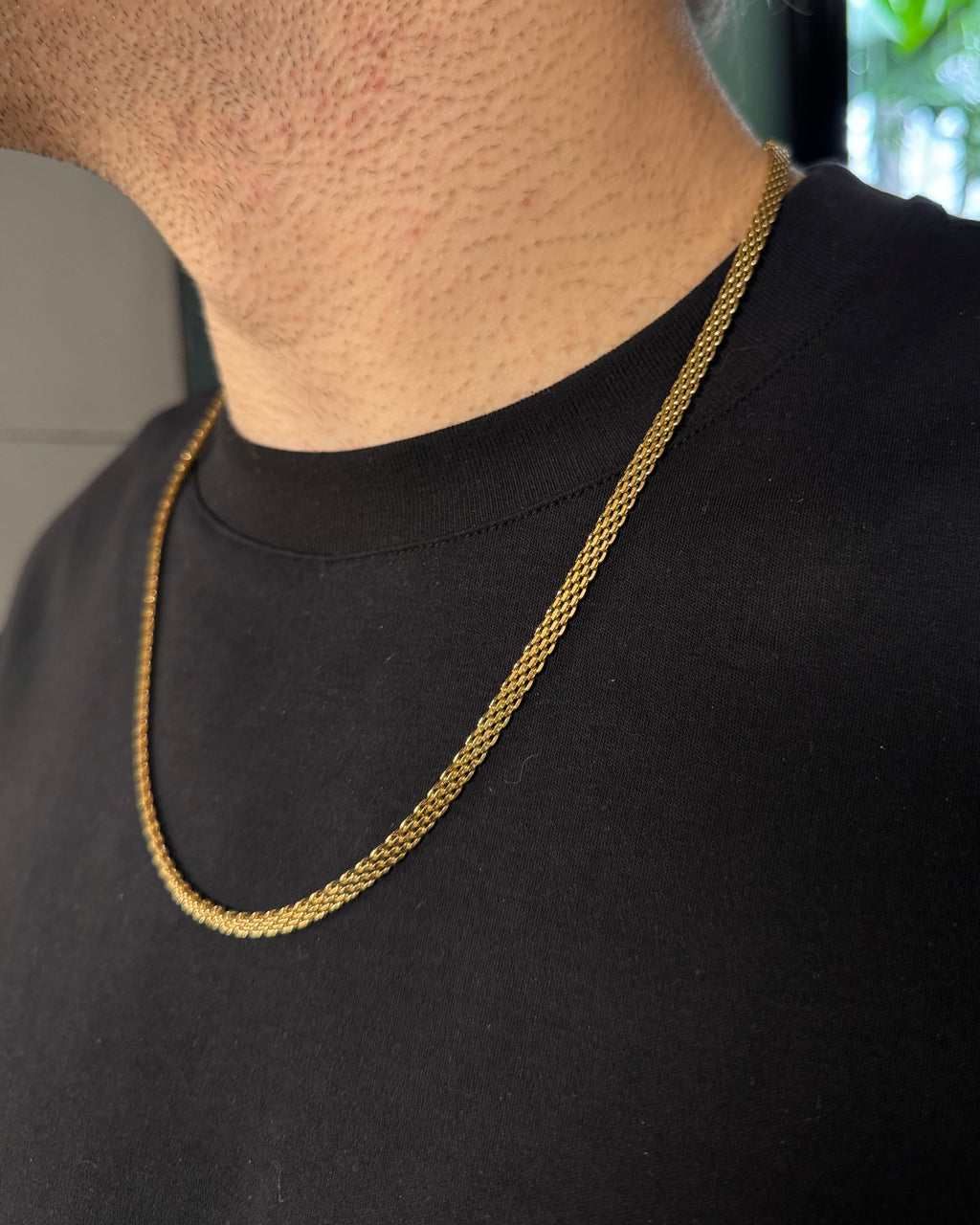 CADENA CHINESCA ORO LAMINADO 18K